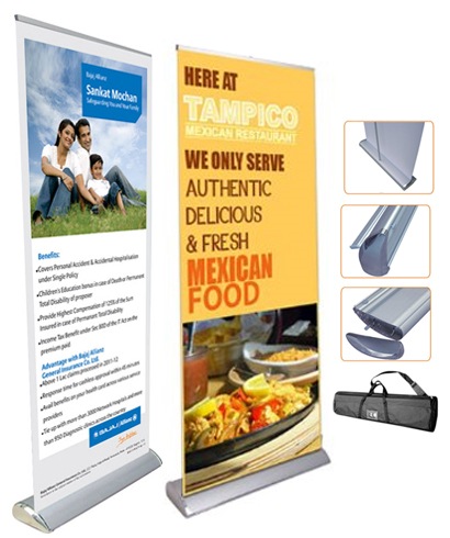 Luxury roll-up banner stand sellers